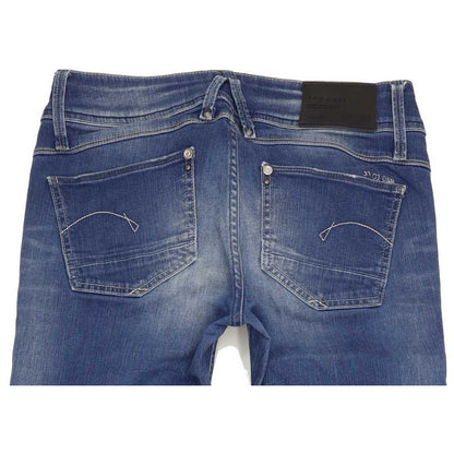G-Star Lynn Women Blue Skinny Slim Stretch Jeans W29 L31