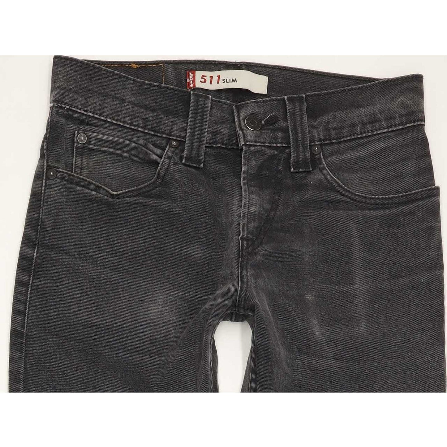 Levi's 511 Men Charcoal Straight Slim Stretch Jeans W29 L32