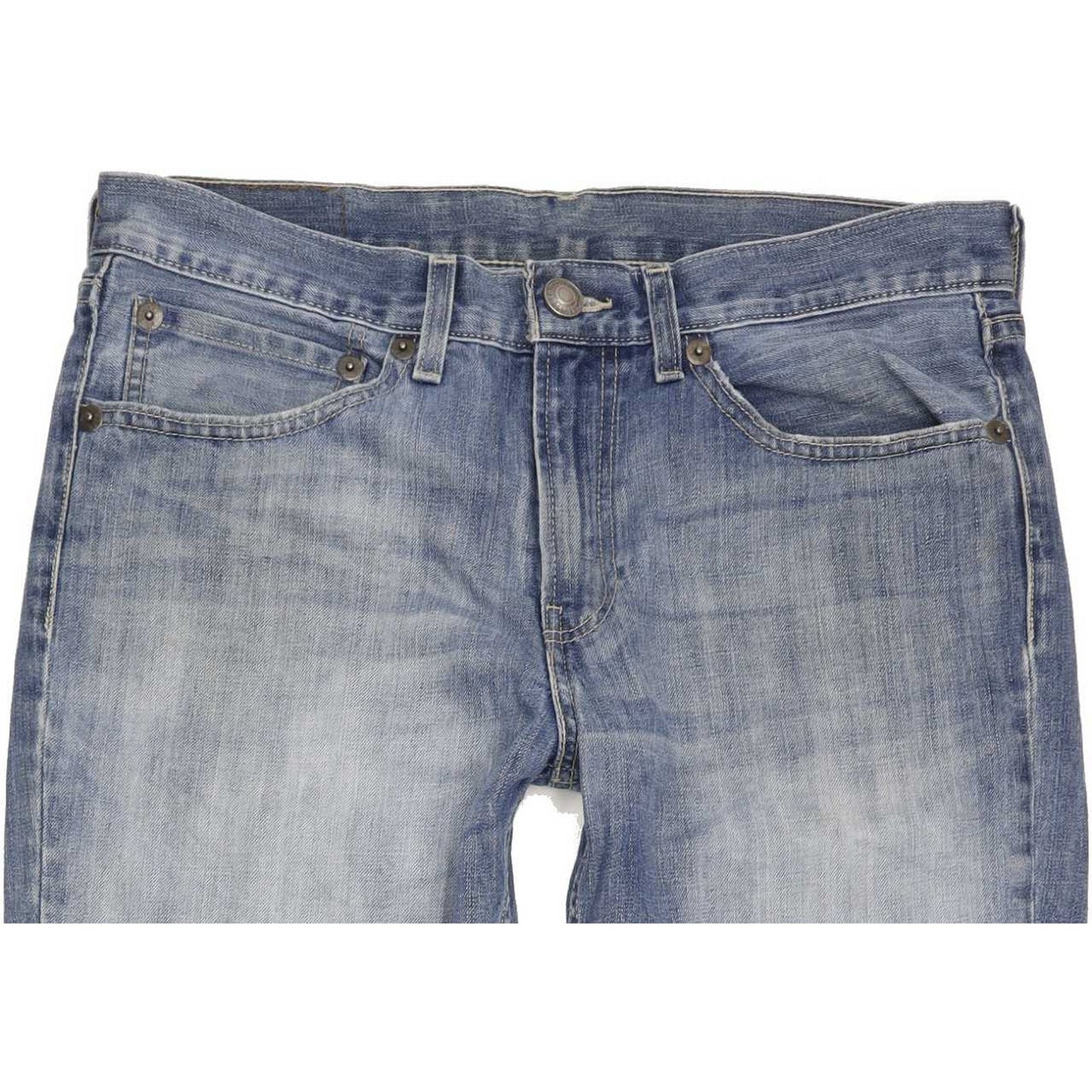 Levi's Men Blue Straight Regular Jeans W34 L34