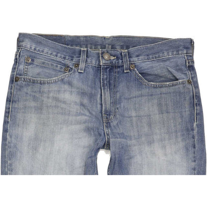 Levi's Men Blue Straight Regular Jeans W34 L34