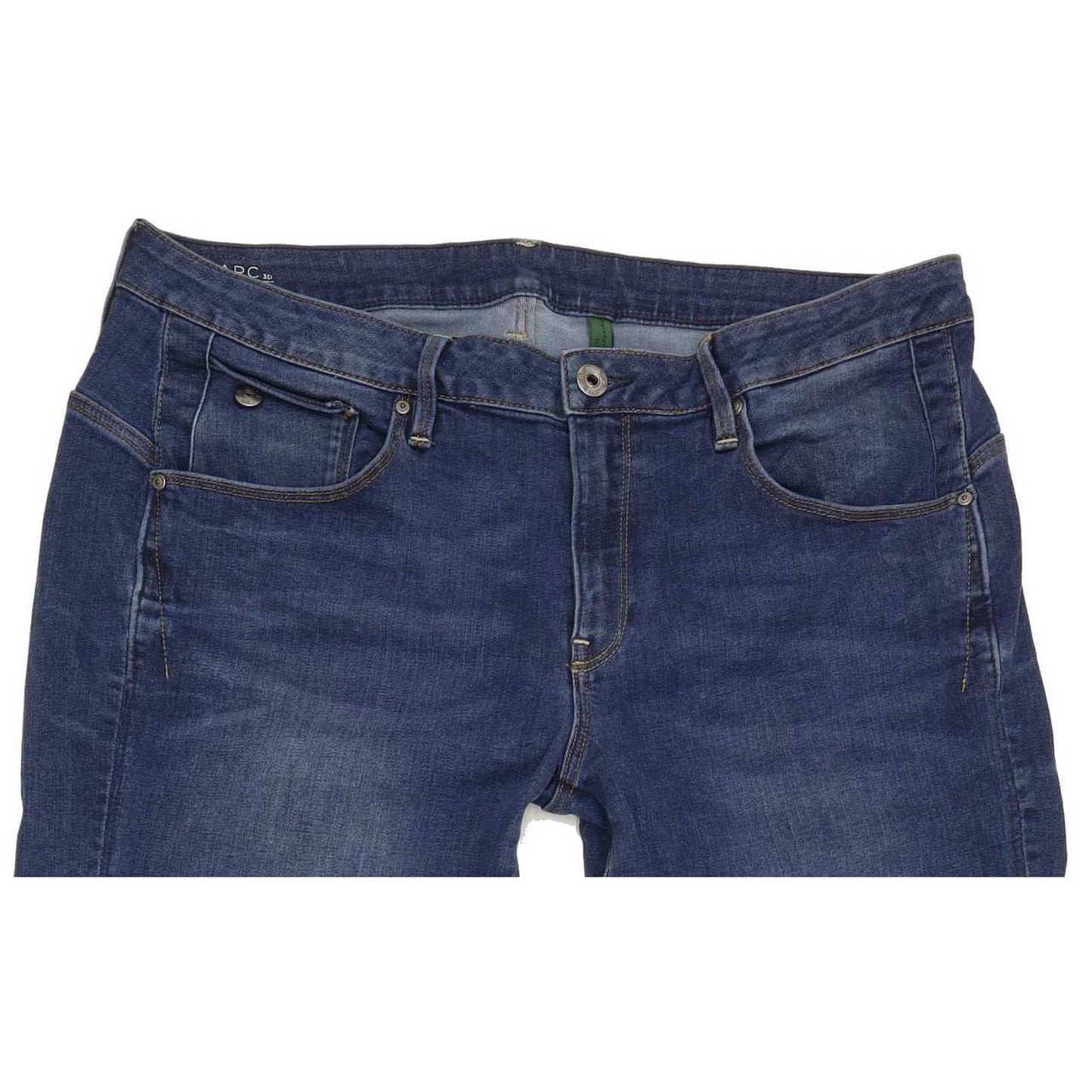 G-Star Arc 3D Low Women Blue Straight Relaxed Boyfriend Stretch Jeans W31 L35