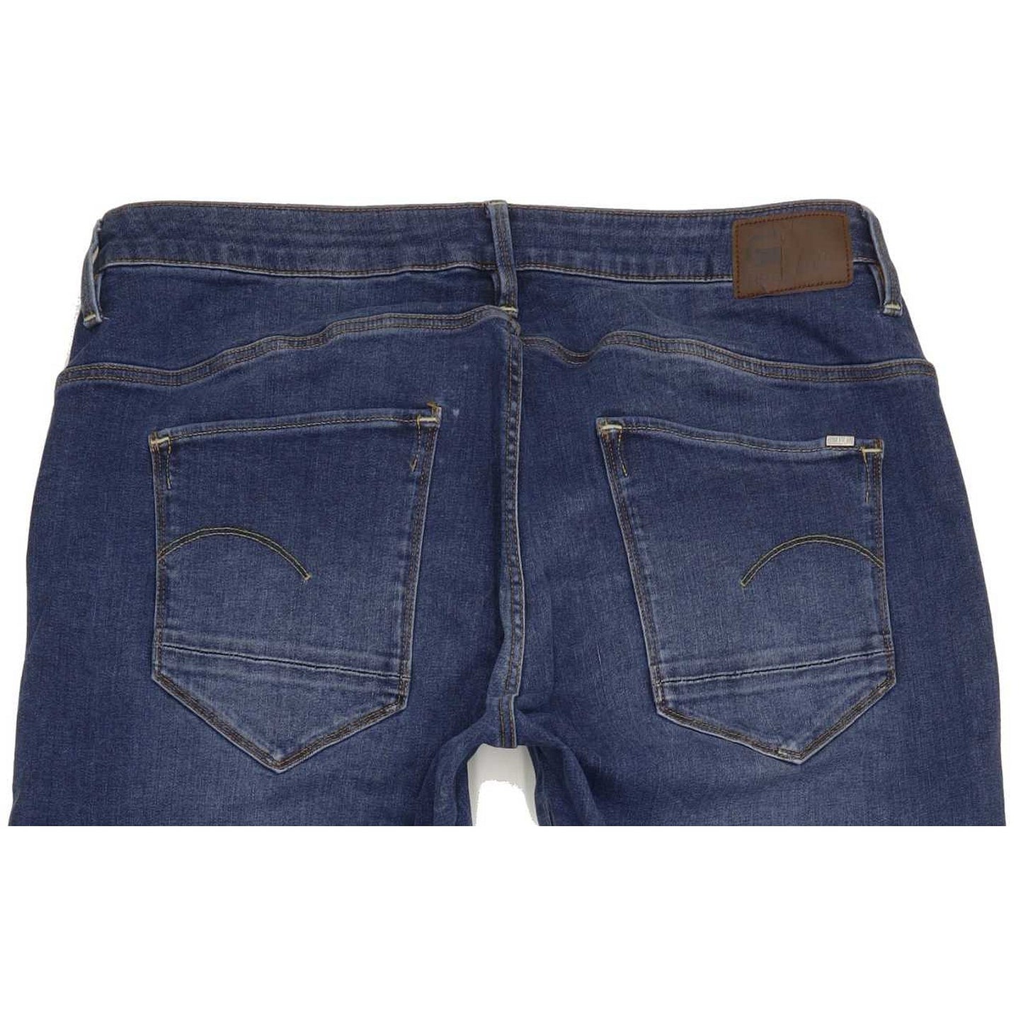G-Star Arc 3D Low Women Blue Straight Relaxed Boyfriend Stretch Jeans W31 L35