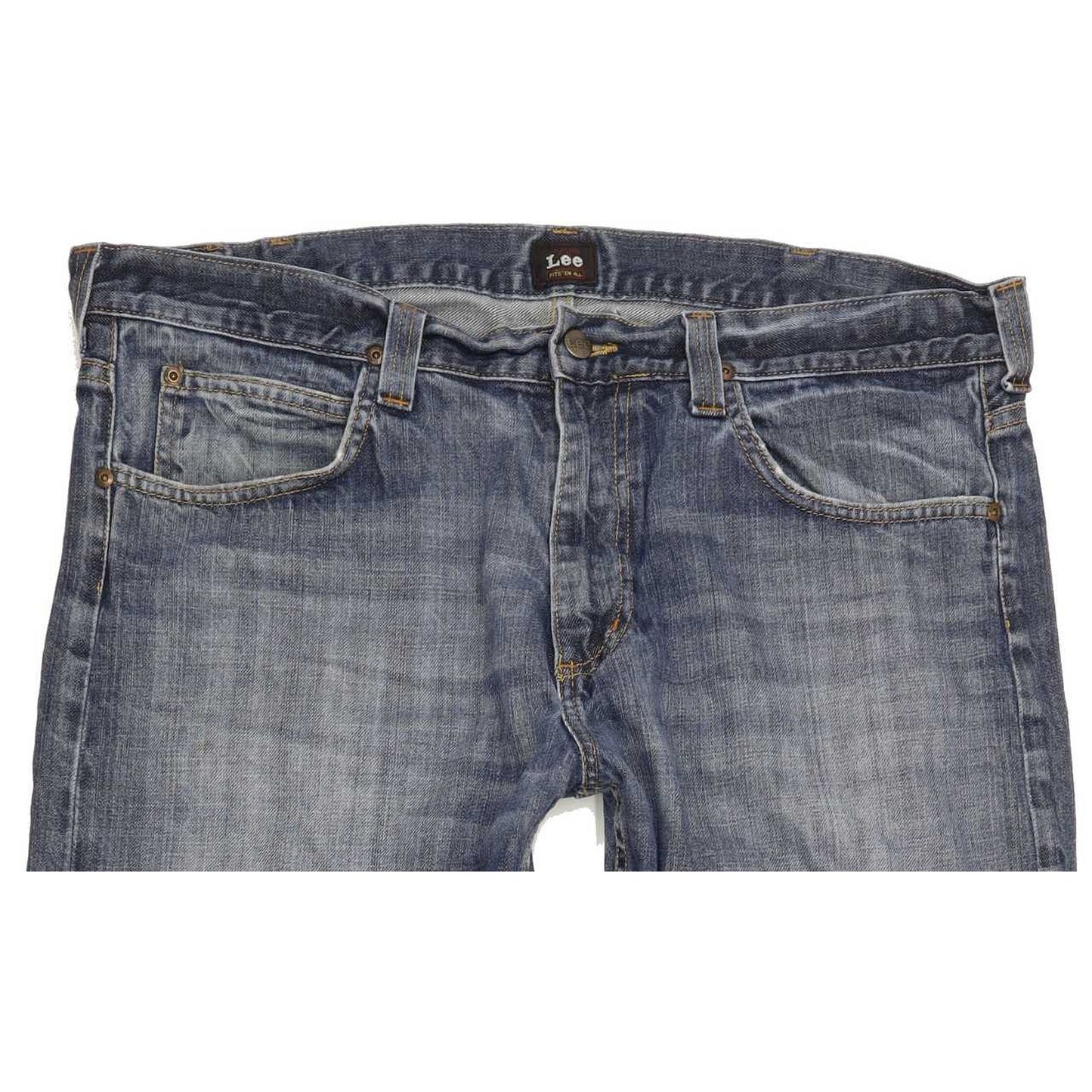 Lee Kent Men Blue Straight Regular Jeans W39 L27