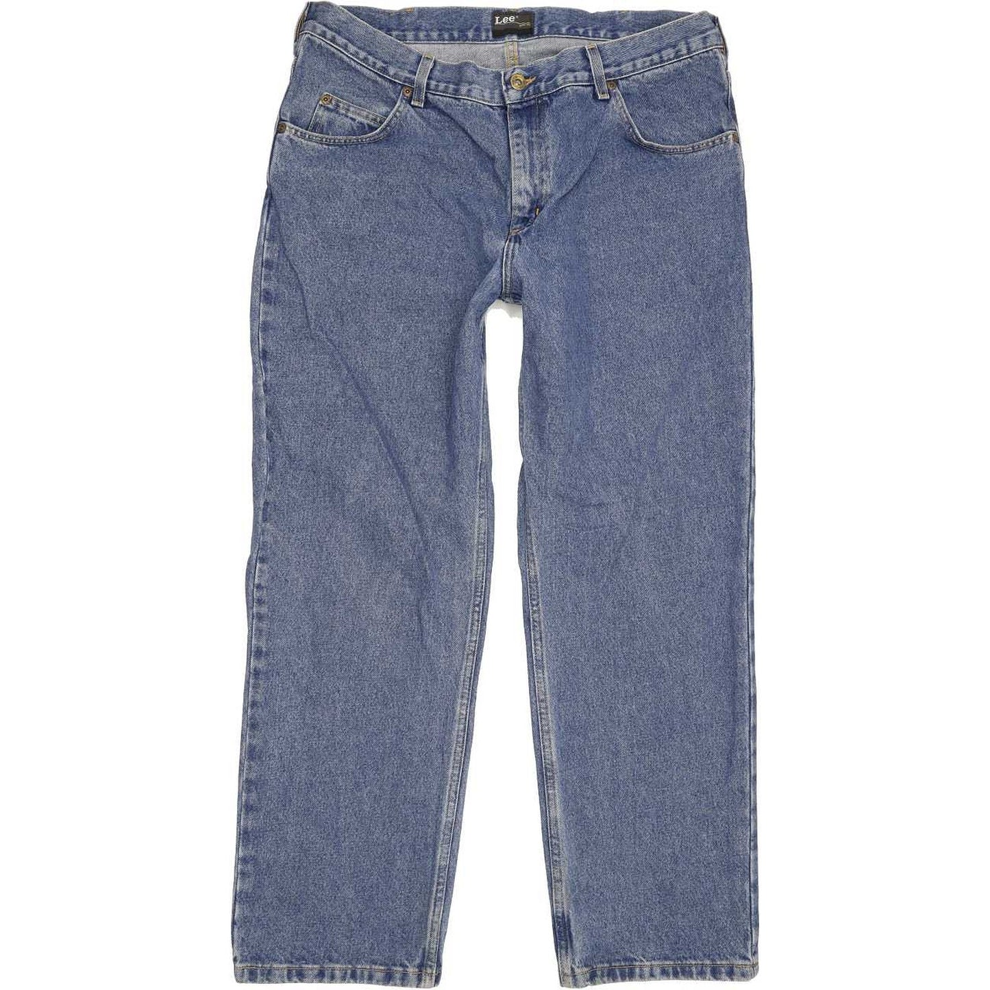 Lee Brooklyn Men Blue Straight Regular Jeans W37 L29