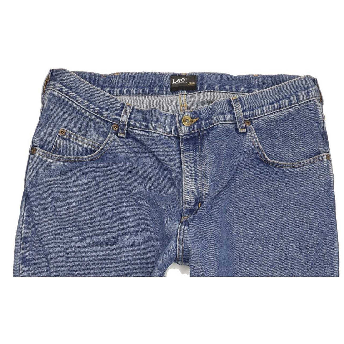 Lee Brooklyn Men Blue Straight Regular Jeans W37 L29