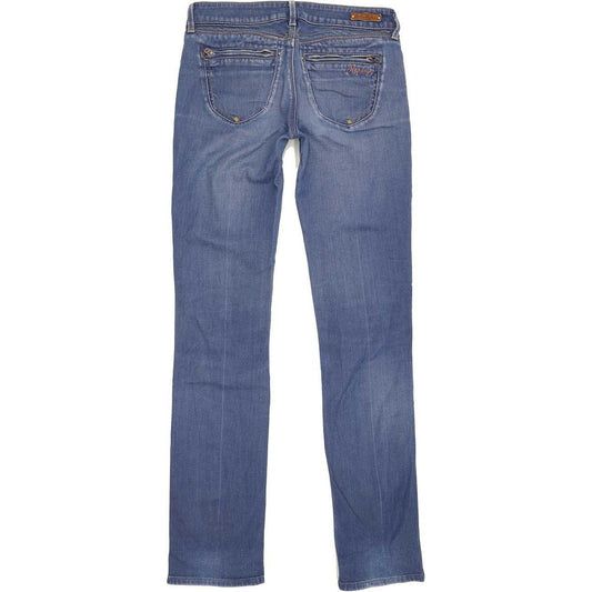 Replay Women Blue Straight Slim Stretch Jeans W28 L32