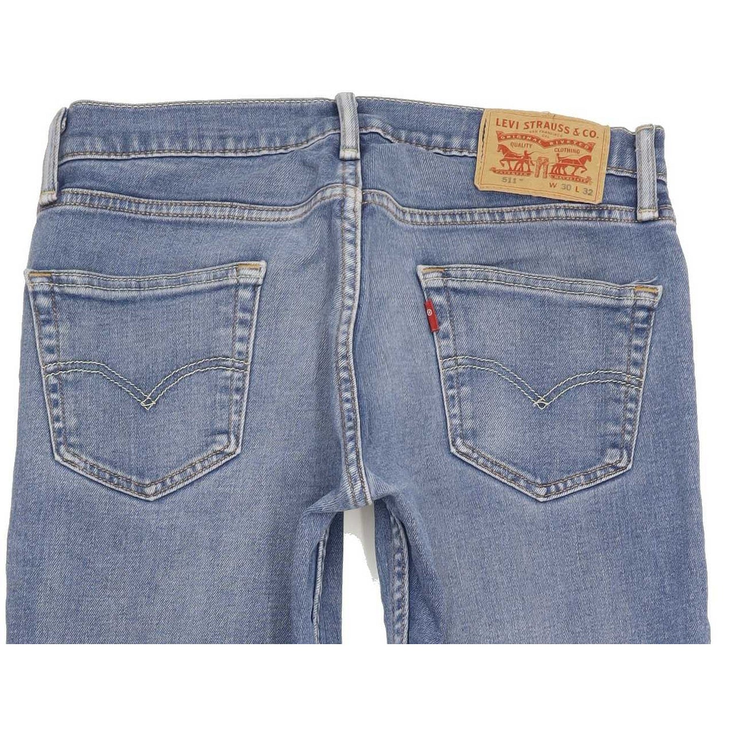 Levi's 511 Men Blue Straight Slim Stretch Jeans W30 L31
