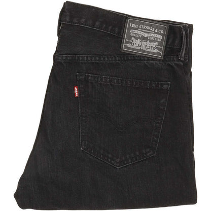 Levi's Men Black Straight Regular Jeans W36 L31