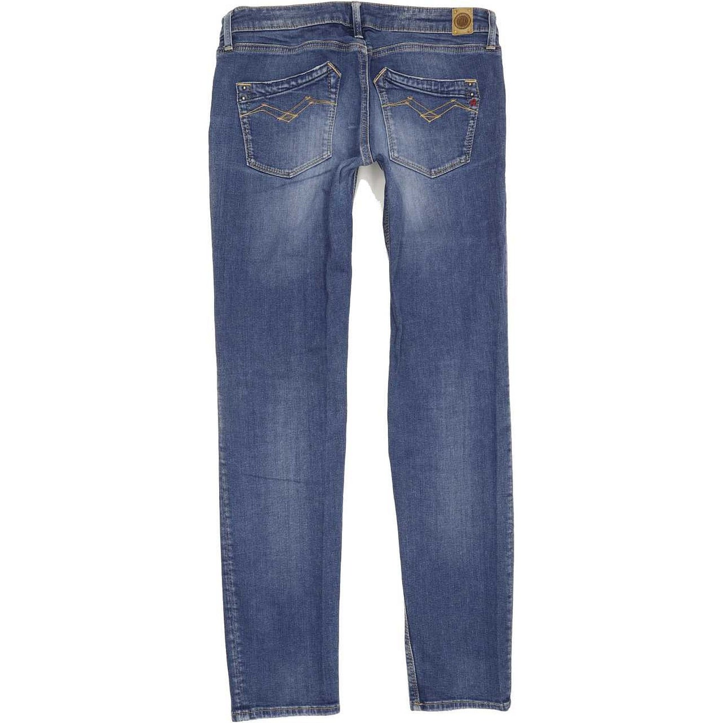Replay Roxeanne Women Blue Straight Slim Stretch Jeans W28 L31