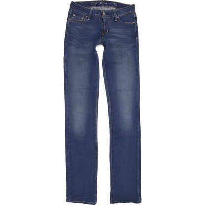 Levi's Slight Curve Women Blue Straight Classic Stretch Jeans W26 L34