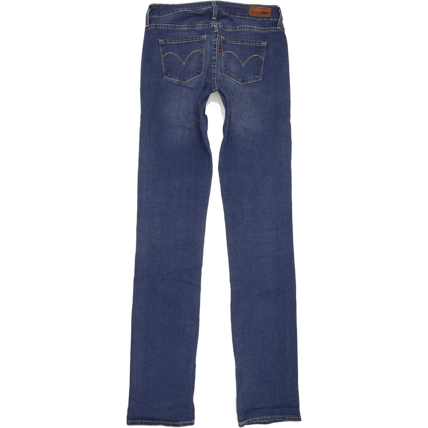 Levi's Slight Curve Women Blue Straight Classic Stretch Jeans W26 L34