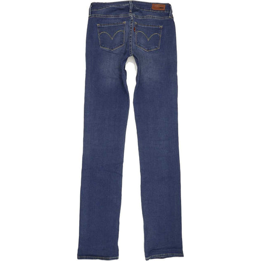 Levi's Slight Curve Women Blue Straight Classic Stretch Jeans W26 L34
