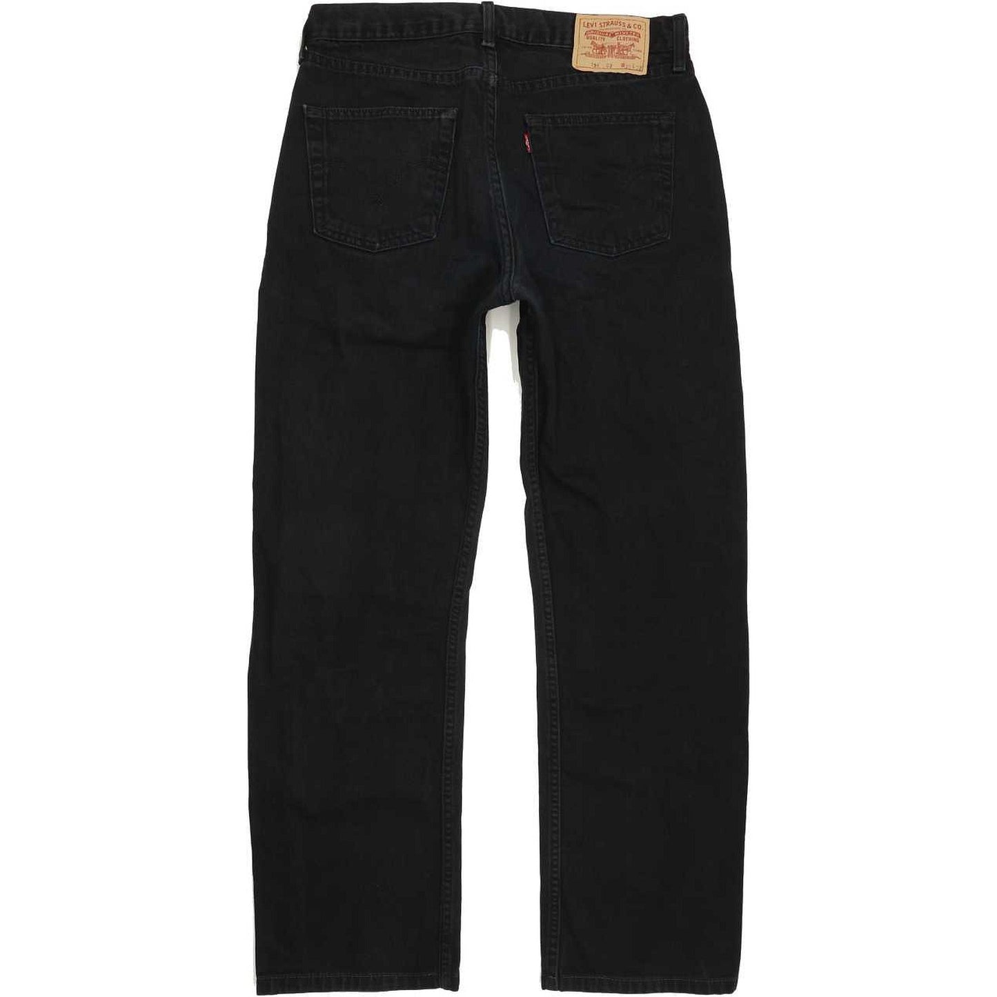 Levi's 751 Men Black Straight Regular Jeans W33 L30