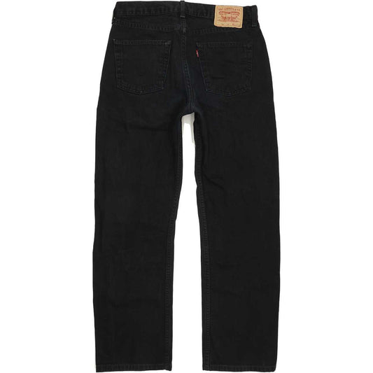 Levi's 751 Men Black Straight Regular Jeans W33 L30