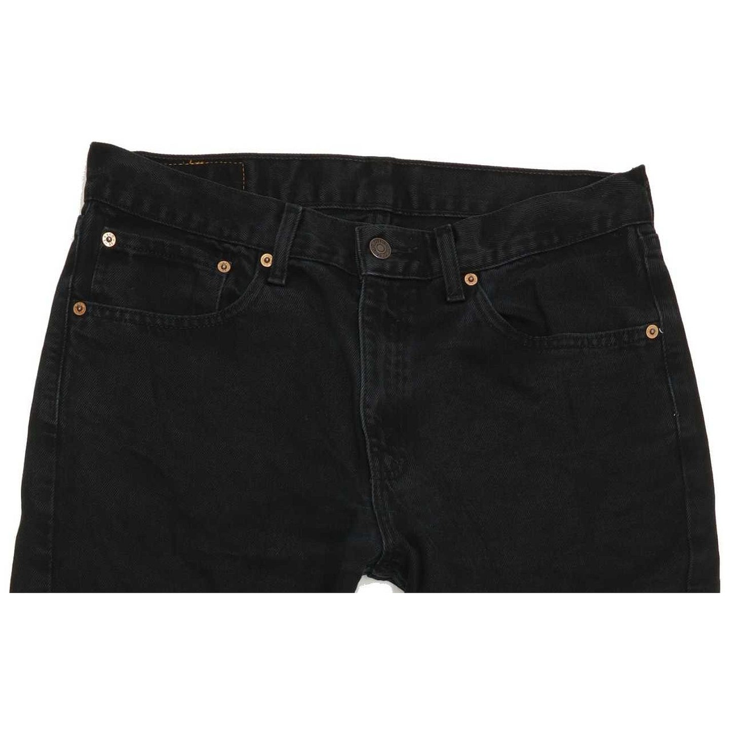 Levi's 751 Men Black Straight Regular Jeans W33 L30
