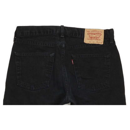 Levi's 751 Men Black Straight Regular Jeans W33 L30