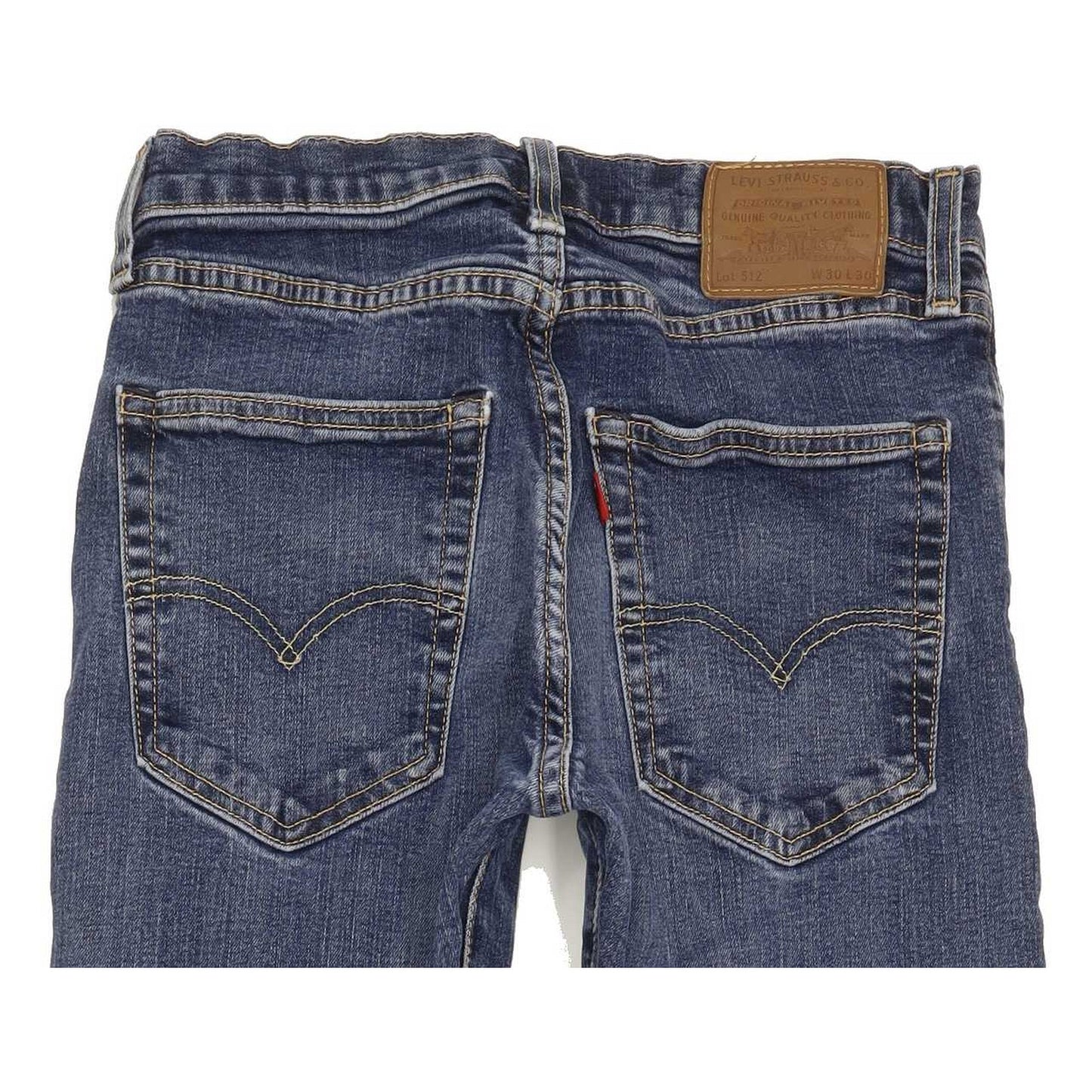 Levi's 512 Men Blue Tapered Slim Stretch Jeans W30 L27