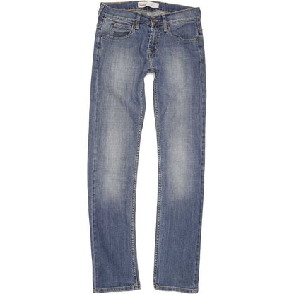 Levi's 511 Kids Blue Straight Slim Stretch Jeans W26 L31