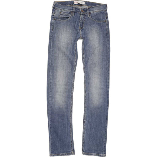 Levi's 511 Kids Blue Straight Slim Stretch Jeans W26 L31