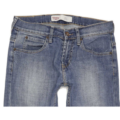 Levi's 511 Kids Blue Straight Slim Stretch Jeans W26 L31