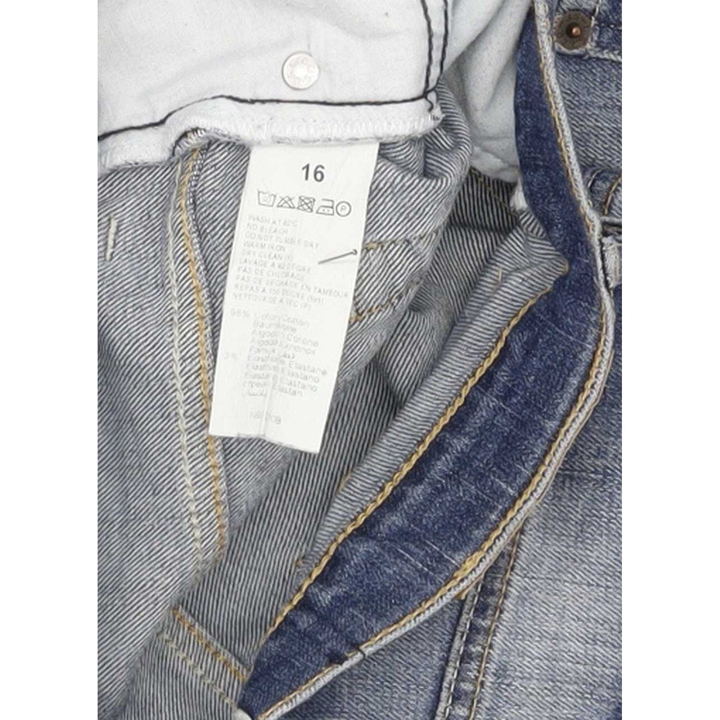 Levi's 511 Kids Blue Straight Slim Stretch Jeans W26 L31