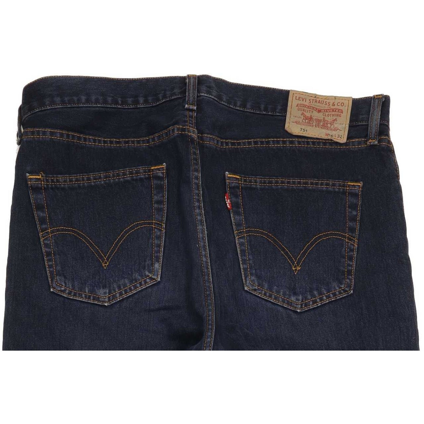 Levi's 751 Men Blue Straight Regular Jeans W37 L32