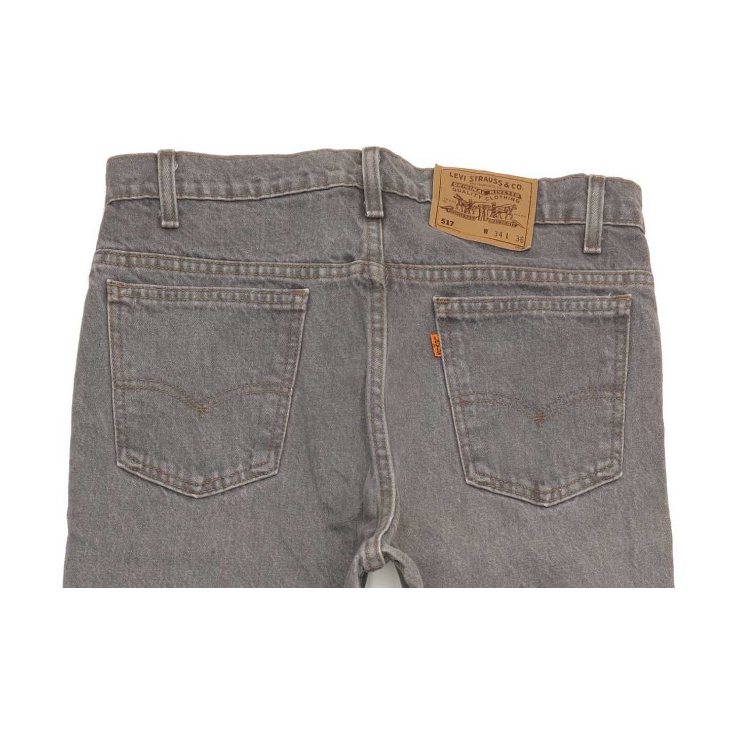 Levi's 517 Made in USA Men Grey Straight Regular Jeans W34 L31