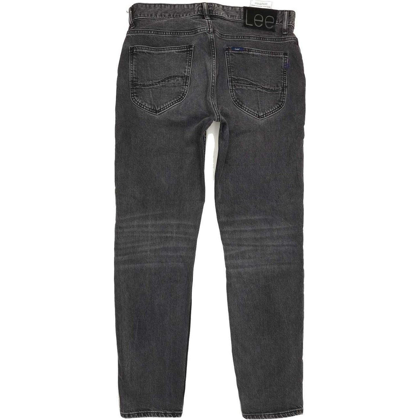 Lee Comfort Men Charcoal Tapered Regular Stretch Jeans W33 L31