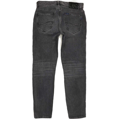 Lee Comfort Men Charcoal Tapered Regular Stretch Jeans W33 L31