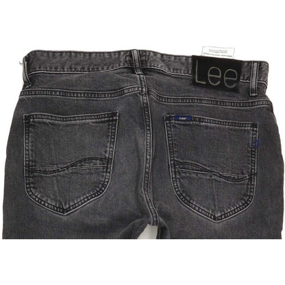 Lee Comfort Men Charcoal Tapered Regular Stretch Jeans W33 L31