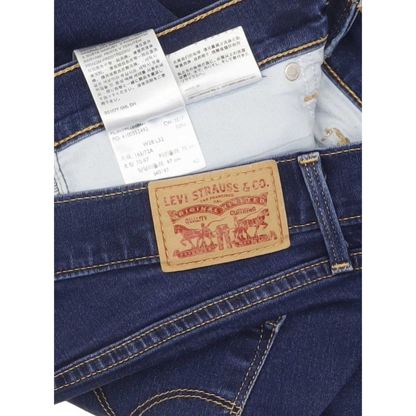 Levi's 311 Shaping Women Blue Skinny Slim Stretch Jeans W28 L31