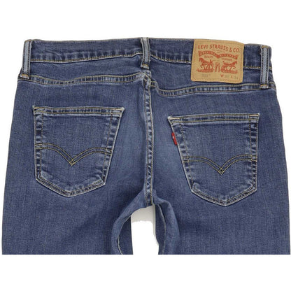 Levi's 511 Men Blue Straight Slim Stretch Jeans W30 L34