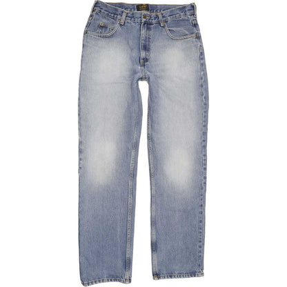 Lee Men Blue Straight Regular Jeans W32 L31