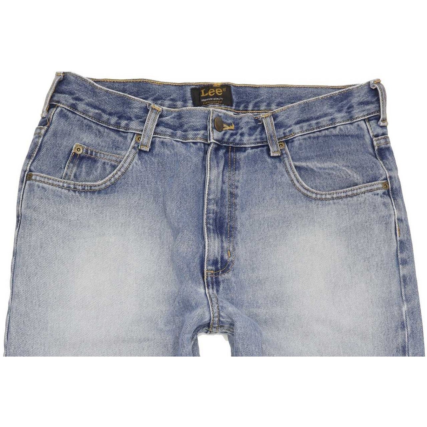 Lee Men Blue Straight Regular Jeans W32 L31
