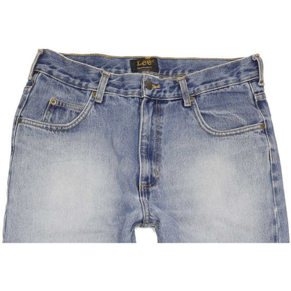 Lee Men Blue Straight Regular Jeans W32 L31