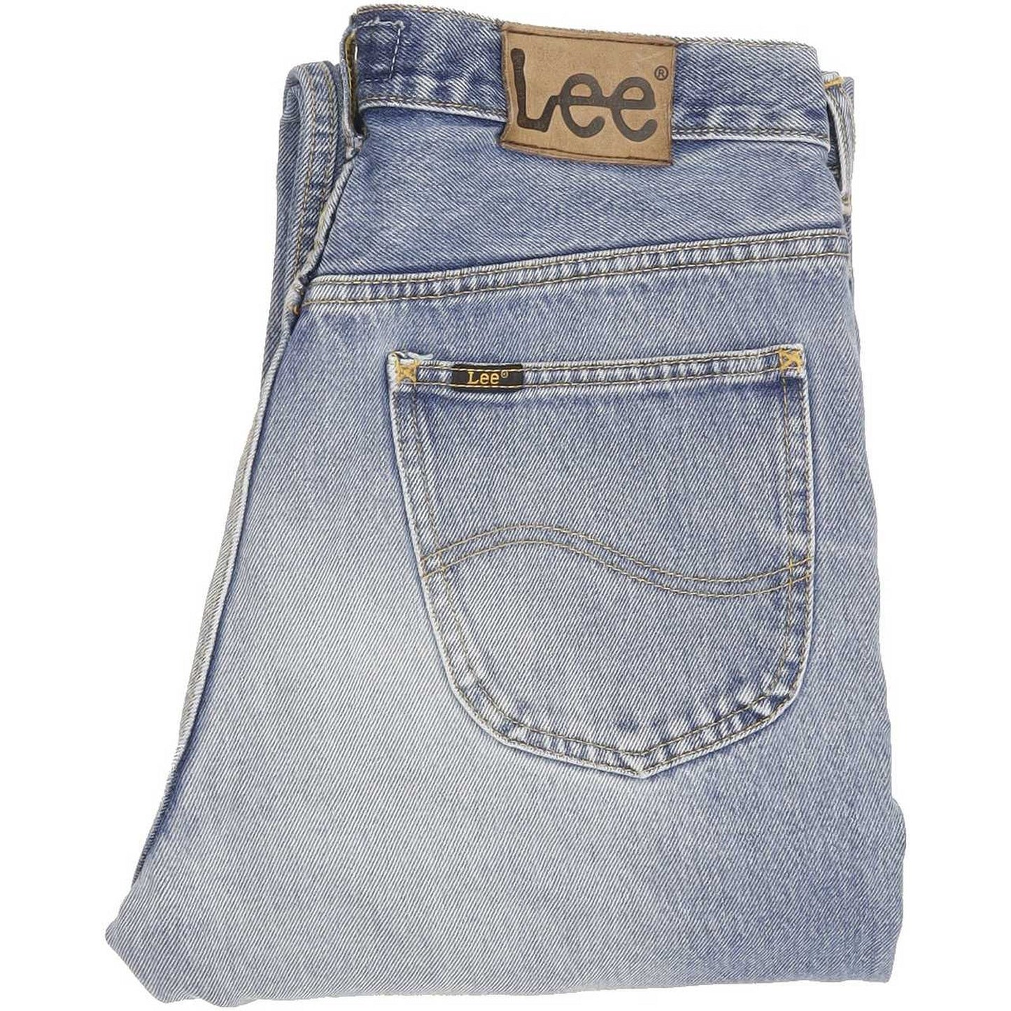 Lee Men Blue Straight Regular Jeans W32 L31