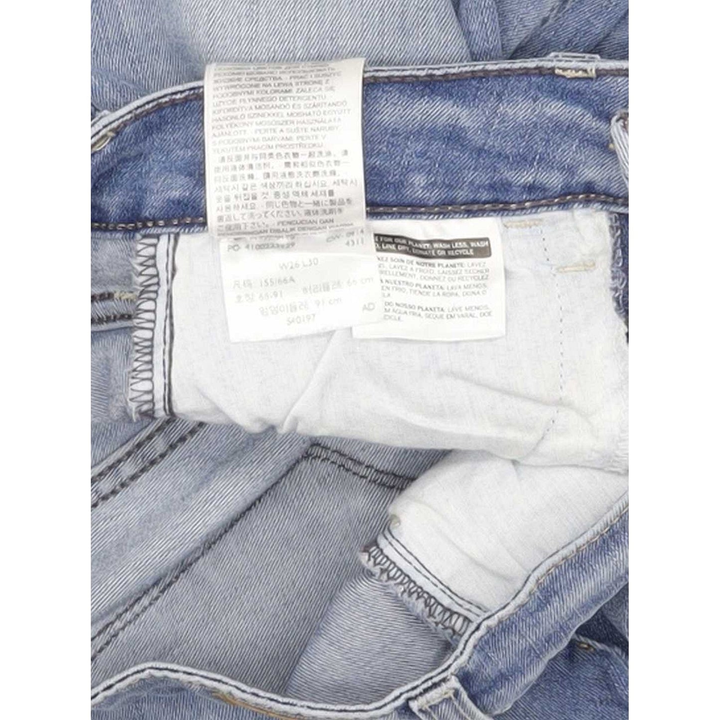 Levi's Legging Women Blue Skinny Slim Stretch Jeans W26 L30