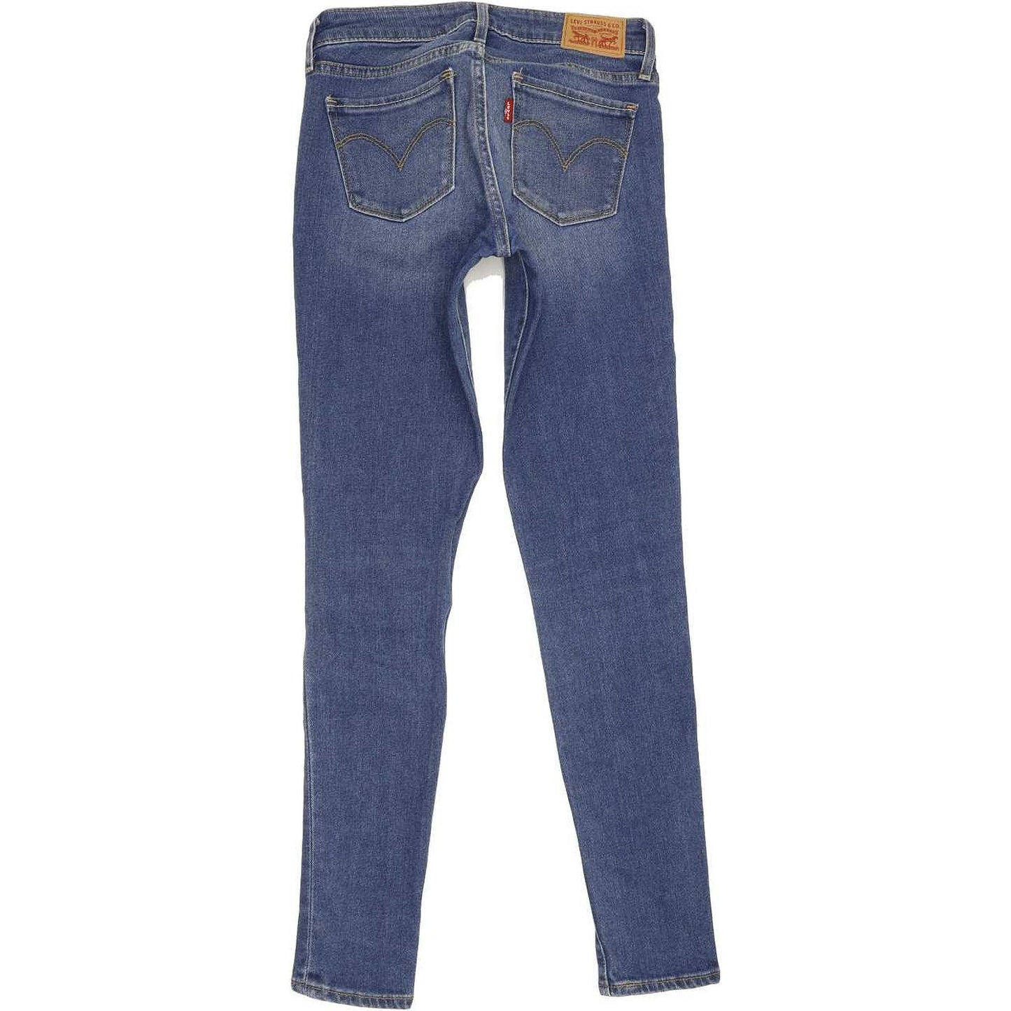 Levi's 711 Women Blue Skinny Slim Stretch Jeans W24 L30