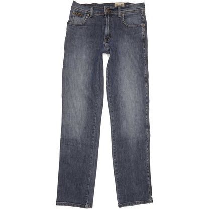 Wrangler Texas Men Blue Straight Regular Stretch Jeans W31 L33
