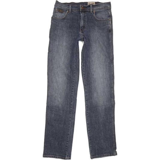 Wrangler Texas Men Blue Straight Regular Stretch Jeans W31 L33