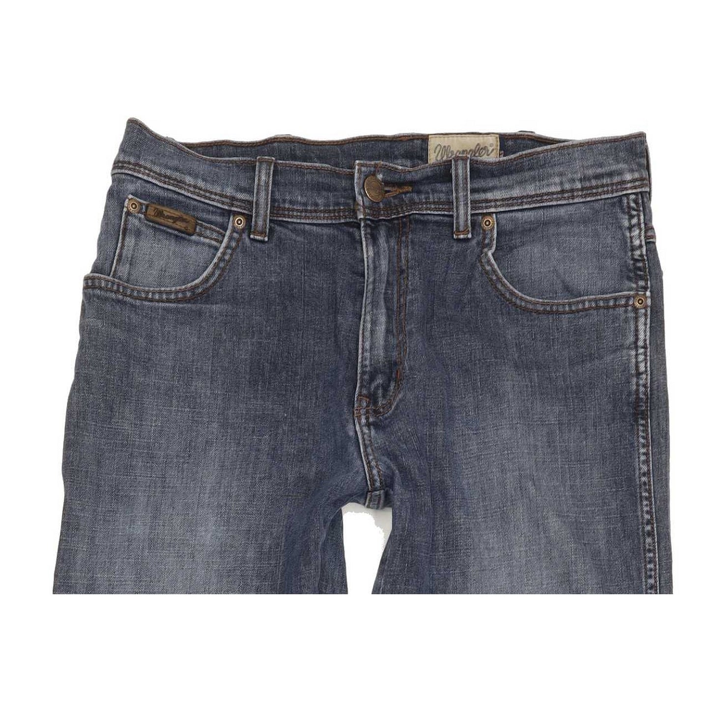 Wrangler Texas Men Blue Straight Regular Stretch Jeans W31 L33