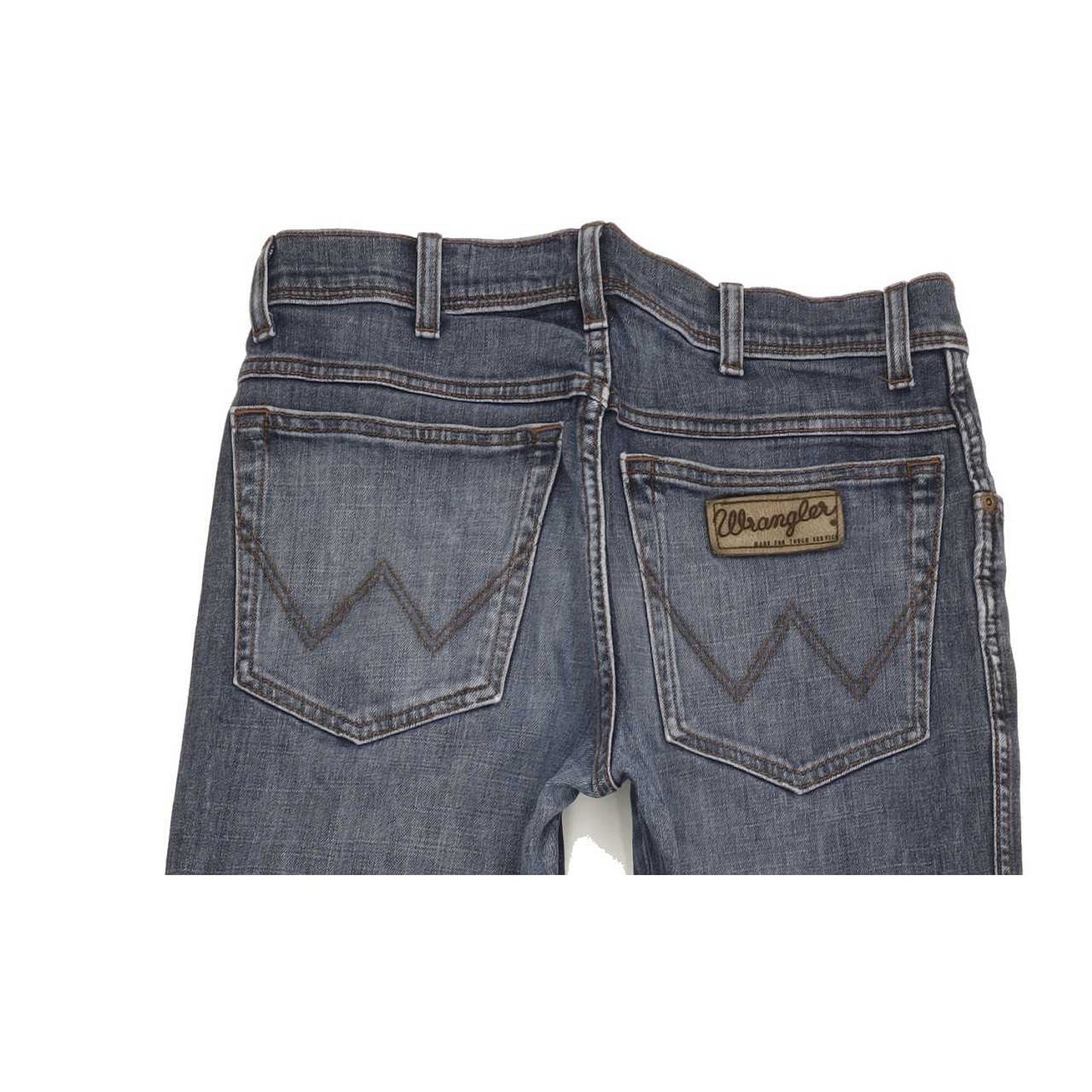 Wrangler Texas Men Blue Straight Regular Stretch Jeans W31 L33