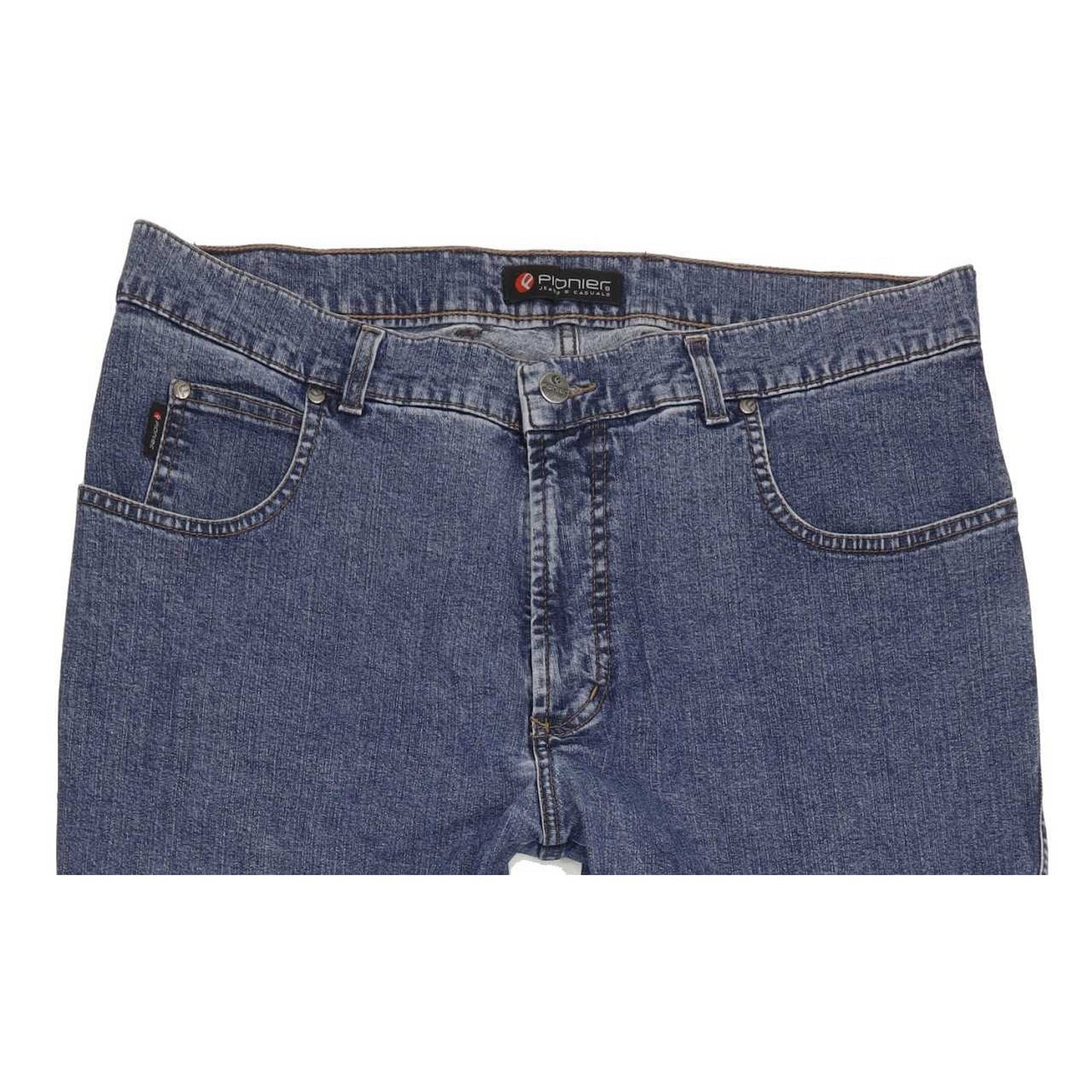 Pioneer Peter Men Blue Straight Regular Stretch Jeans W38 L33