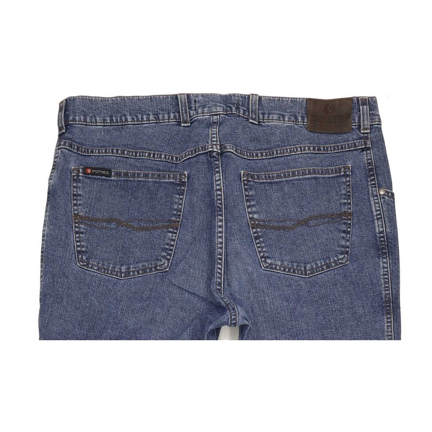 Pioneer Peter Men Blue Straight Regular Stretch Jeans W38 L33
