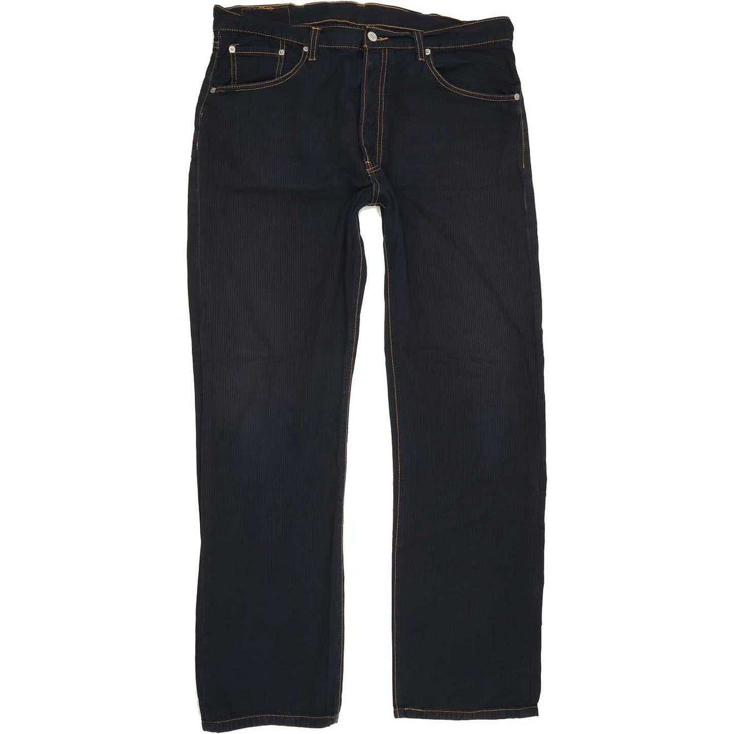 Levi's 501 Men Navy Straight Regular Trousers W38 L32