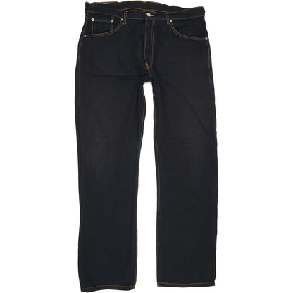 Levi's 501 Men Navy Straight Regular Trousers W38 L32