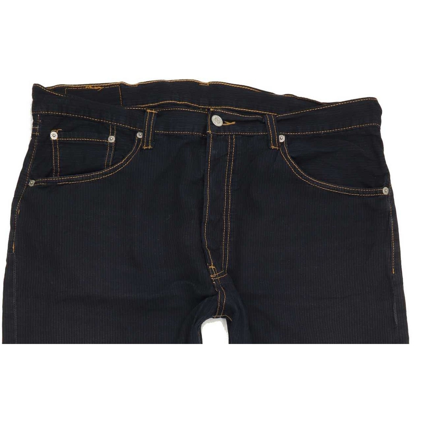 Levi's 501 Men Navy Straight Regular Trousers W38 L32