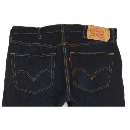 Levi's 501 Men Navy Straight Regular Trousers W38 L32