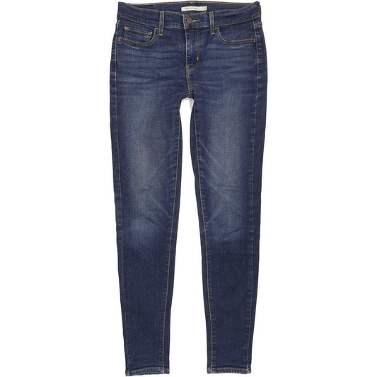 Levi's 710 Super Women Blue Skinny Slim Stretch Jeans W29 L29