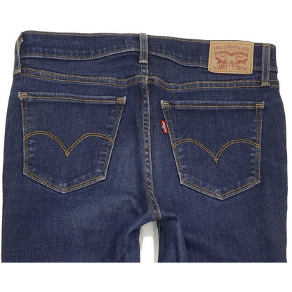 Levi's 710 Super Women Blue Skinny Slim Stretch Jeans W29 L29